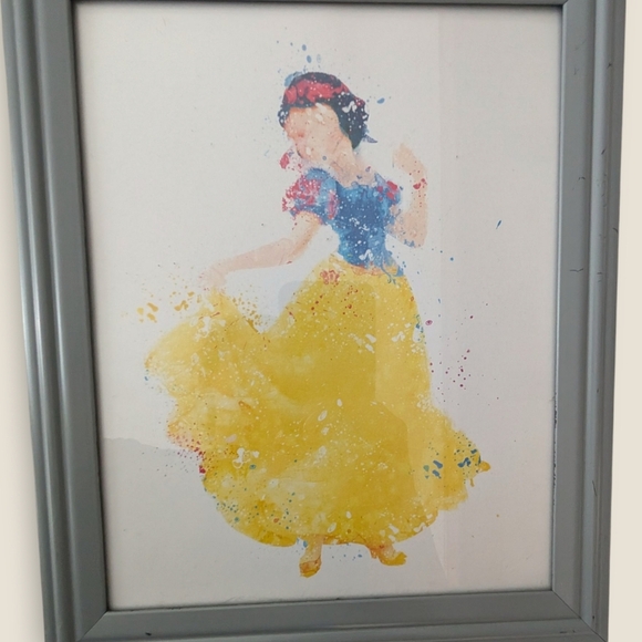 Set of 4 Disney Princess Watercolor Art Prints (8x10) - Picture 4 of 5